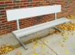 Aluminum Portable Bench with Back Rest